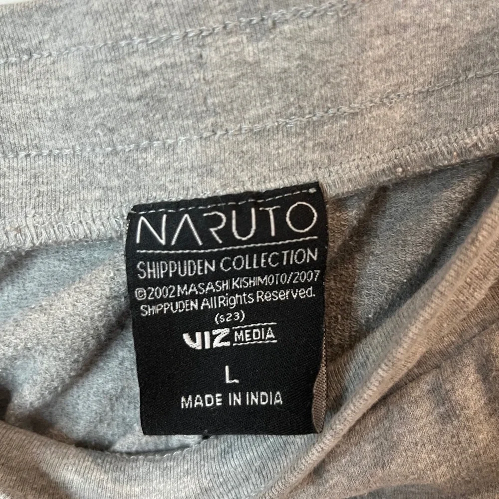 Naruto Shippuden Collection Gray Graphic Sweat Shorts Boys Large Viz Media - 115